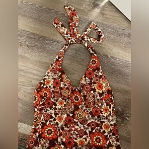 Groovy halter top dress